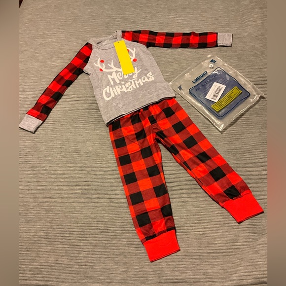 🍒 NWT Loncoco Kids Christmas Pajamas. Size 2T. - Picture 1 of 12